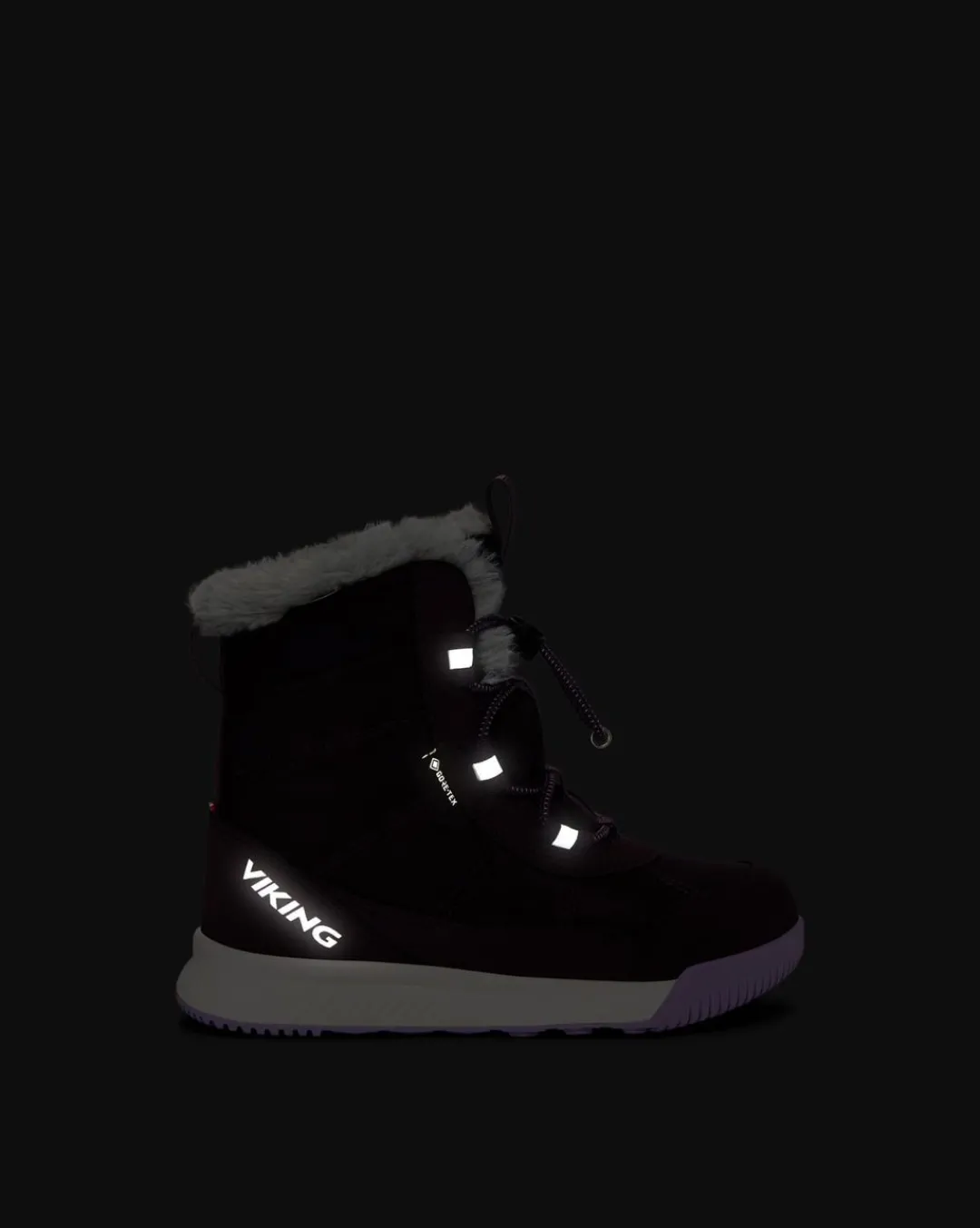 Viking Gore-Tex Barnskor|Vinterskor>Aery Warm GTX SL Grape/Lilac