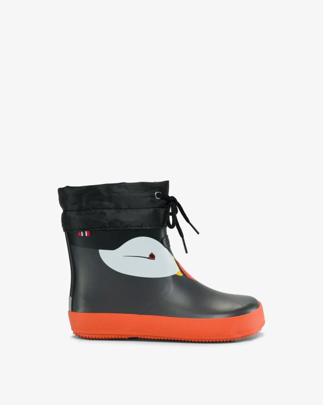 Viking Barfotaskor|Gummistövlar>Alv Barefoot Paw Print Rubber Boot Black