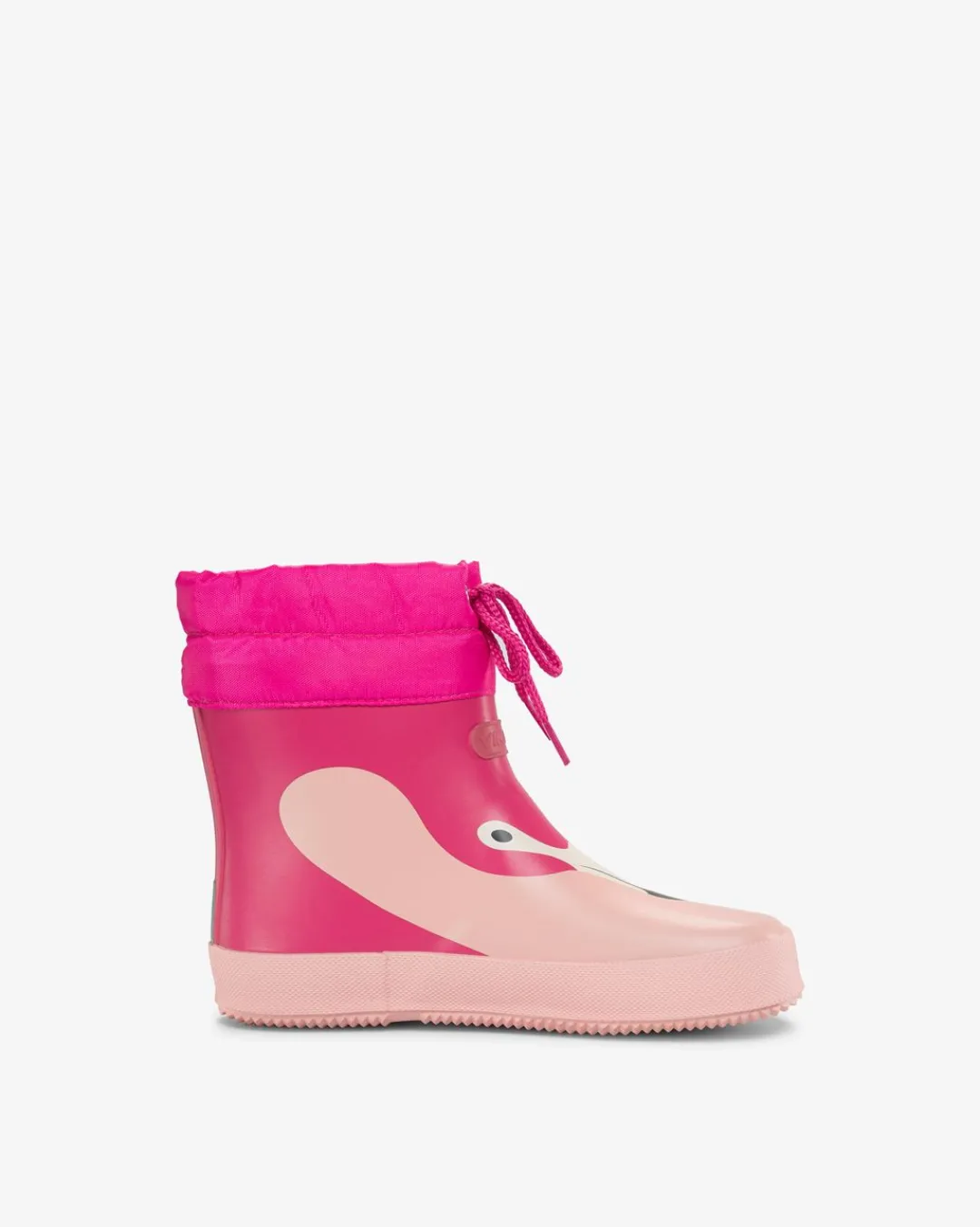 Viking Barfotaskor|Gummistövlar>Alv Barefoot Paw Print Rubber Boot Light Pink/Magenta