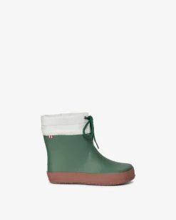 Viking Barfotaskor|Gummistövlar>Alv Barefoot Rubber Boot Dark Green