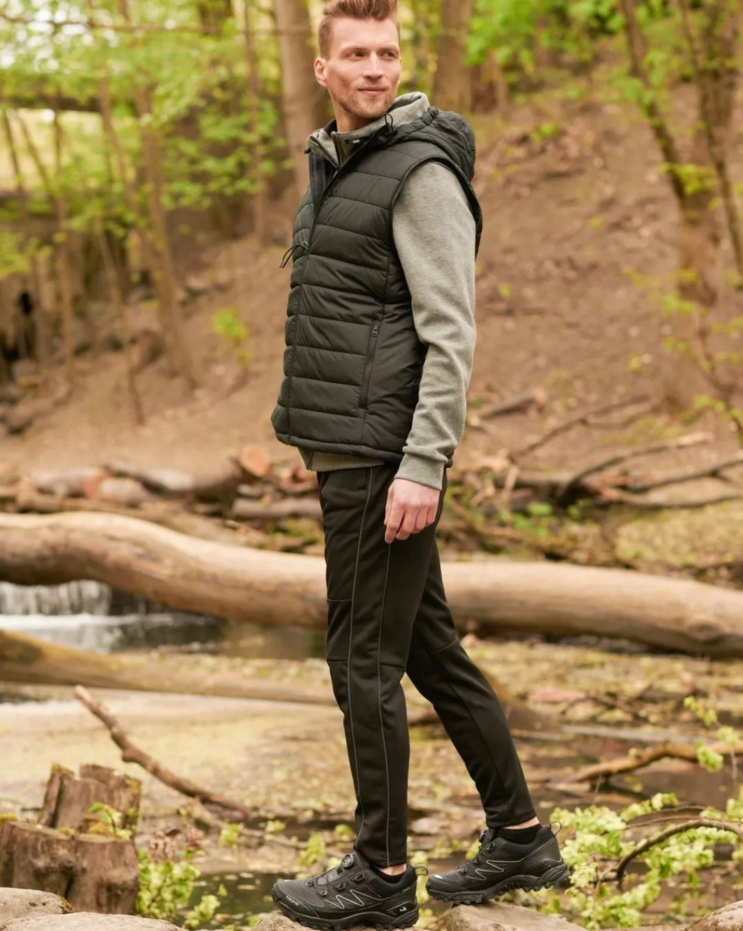 Viking Gore-Tex Herrskor|Vandringsskor>Anaconda 4x4 Low GTX BOA Black/Orange