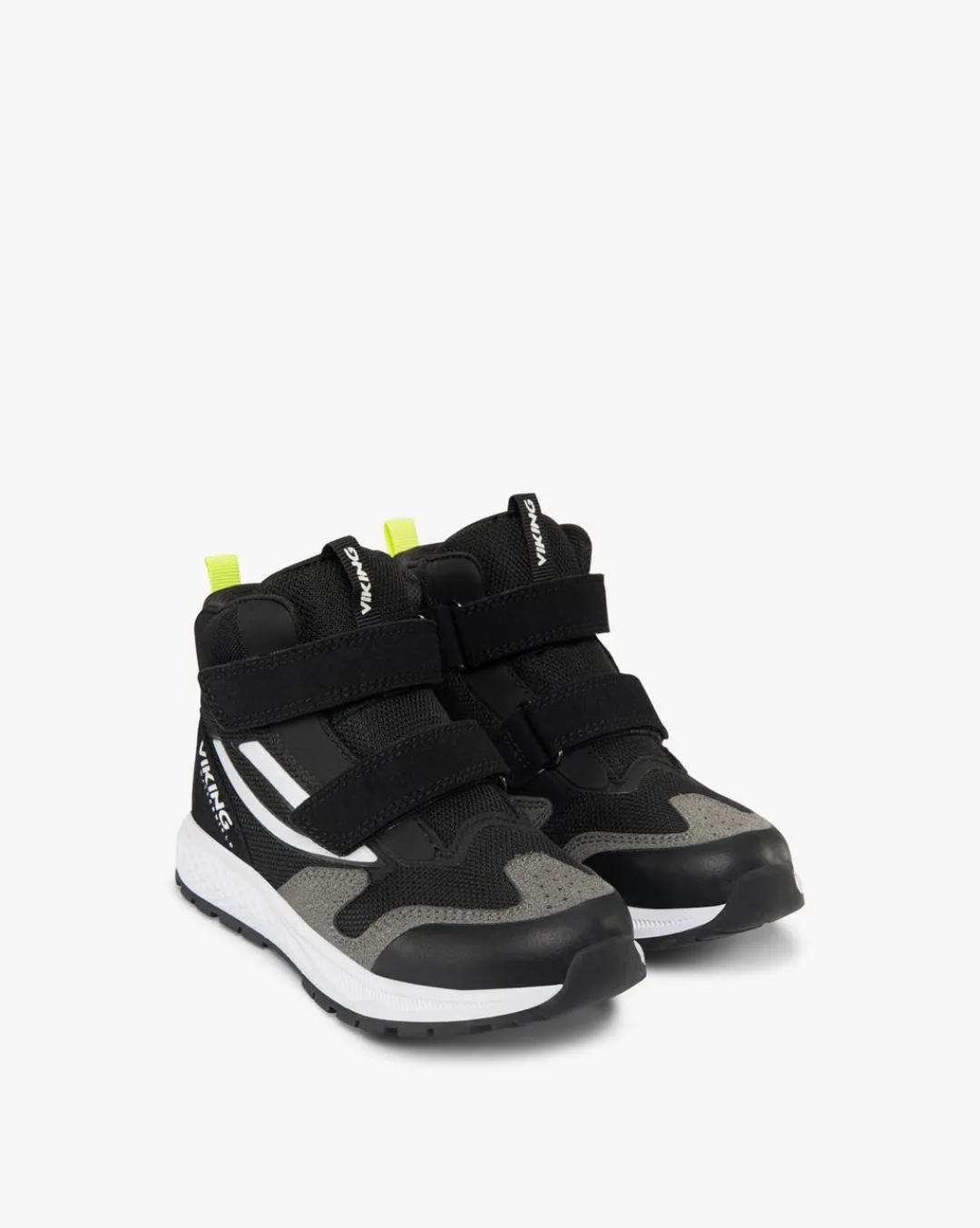 Viking Sneakers|Höstskor / Vårskor>Century Mid WP 2V Black/Lime
