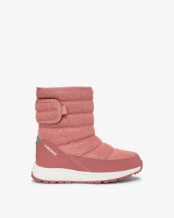 Viking Vinterskor>Equip Glitter Warm WP Pull-on Pink