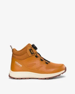 Viking Höstskor / Vårskor>Equip Mid WP BOA Brown
