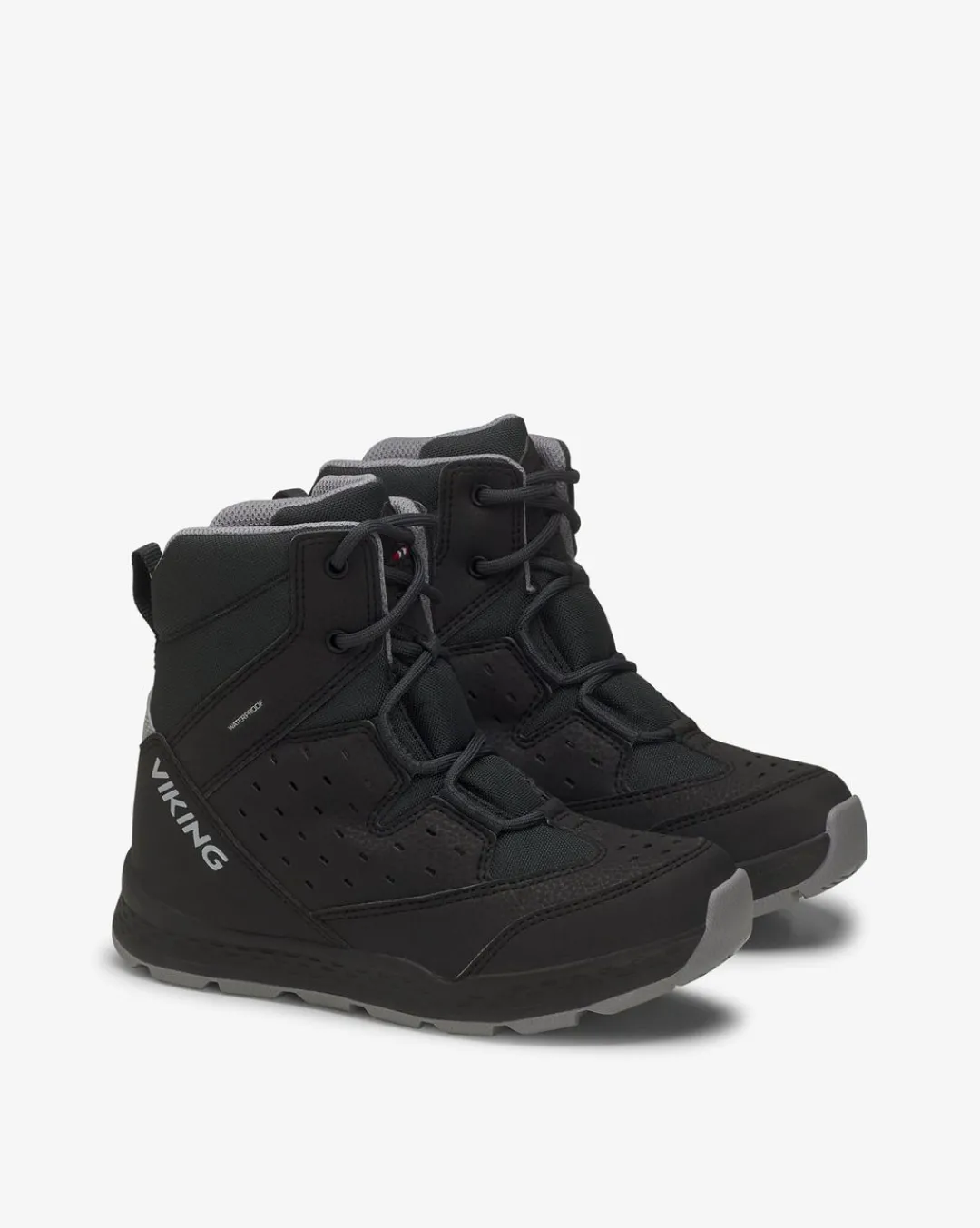 Viking Vinterskor>Espo High 2 WP Lace Warm Black
