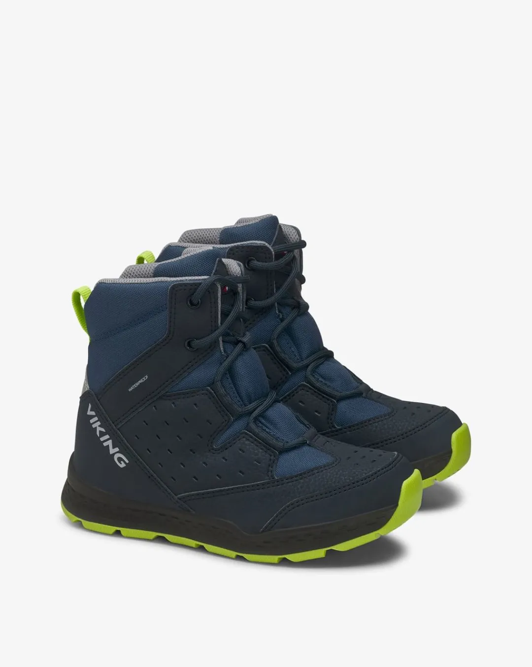 Viking Vinterskor>Espo High 2 WP Lace Warm Navy/Blue
