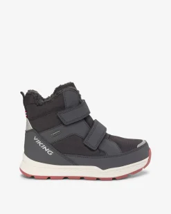Viking Gore-Tex Barnskor|Vinterskor>Espo Warm GTX 2V Charcoal/Pink
