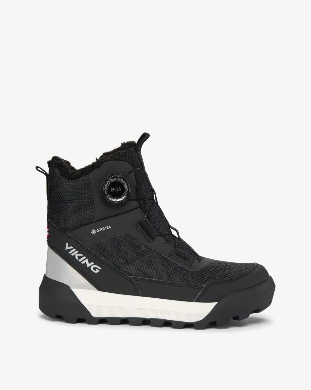 Viking Gore-Tex Barnskor>Expower Warm GTX BOA Black
