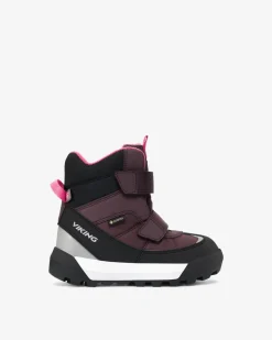Viking Gore-Tex Barnskor|Vinterskor>Expower Warm GTX 2V Grape/Magenta