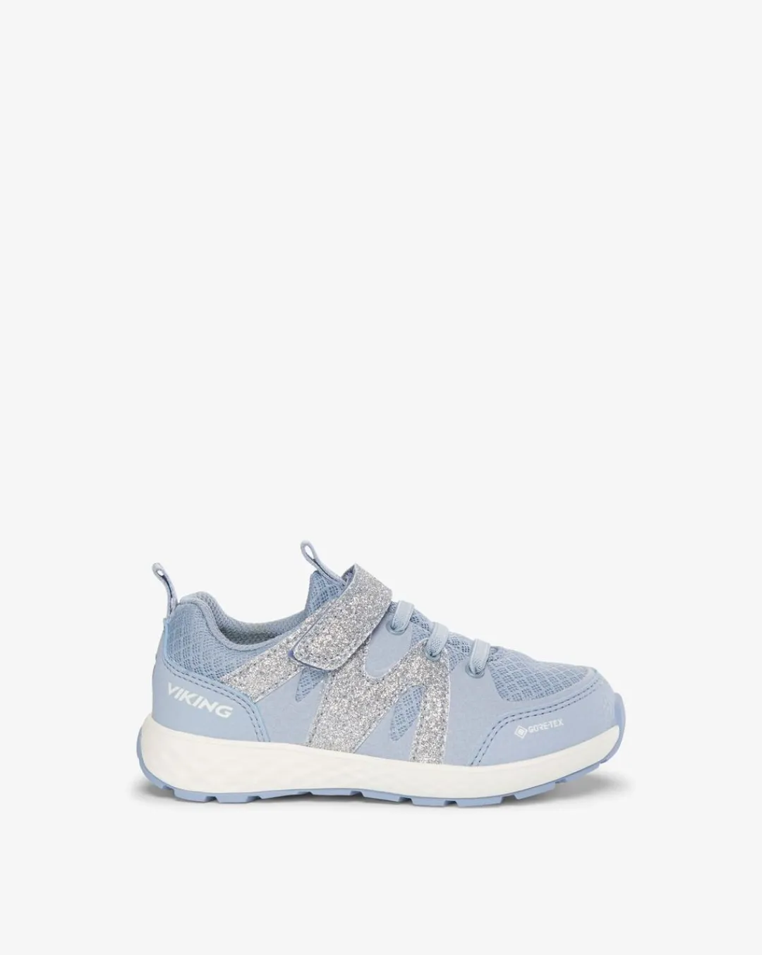 Viking Sneakers|Gore-Tex Barnskor>Fun Glitter GTX 1V Iceblue