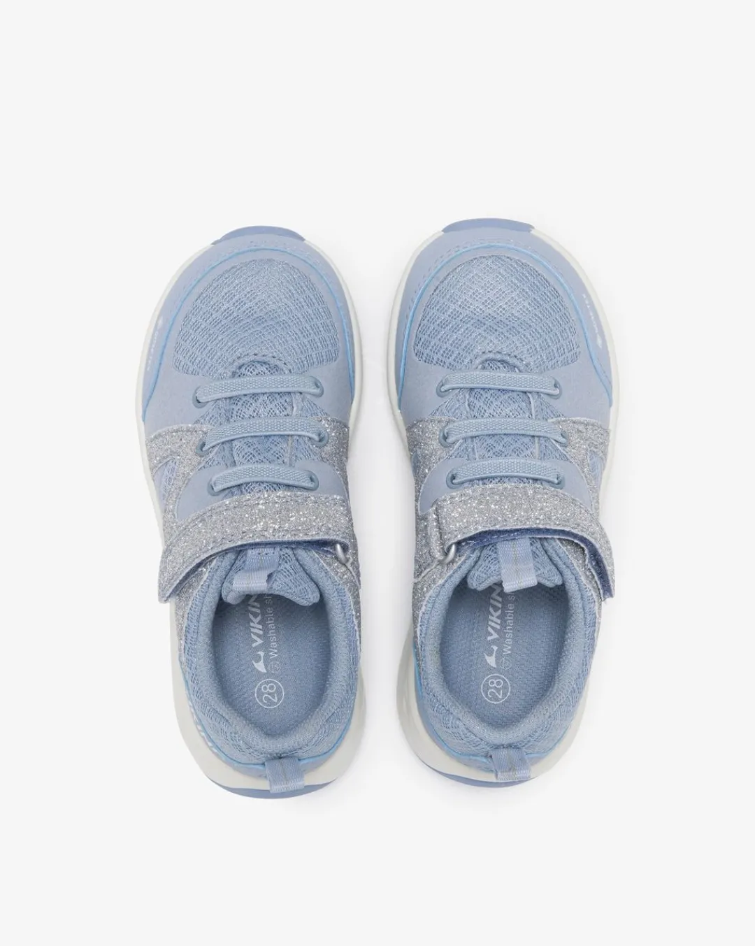 Viking Sneakers|Gore-Tex Barnskor>Fun Glitter GTX 1V Iceblue