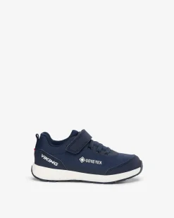 Viking Sneakers|Gore-Tex Barnskor>Fun GTX 1V Navy/White