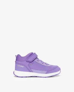 Viking Sneakers|Gore-Tex Barnskor>Fun Mid GTX 1V Violet