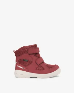 Viking Gore-Tex Barnskor|Vinterskor>Fun Warm GTX 2V Dark Pink