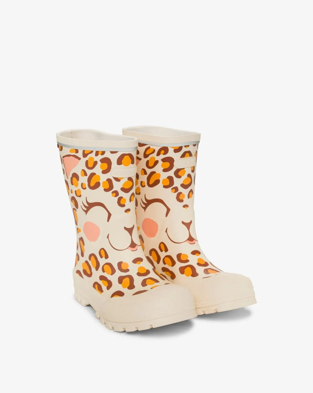 Viking Gummistövlar>Jolly Print Rubber Boots Cream