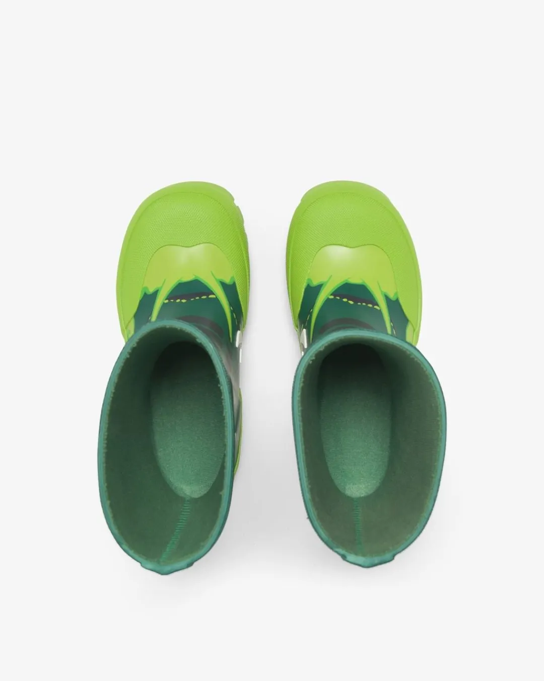Viking Gummistövlar>Jolly Print Rubber Boots Bottlegreen/Multi