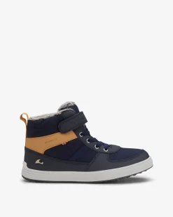 Viking Sneakers>Lucas Mid WP Warm Jr Navy/Honey