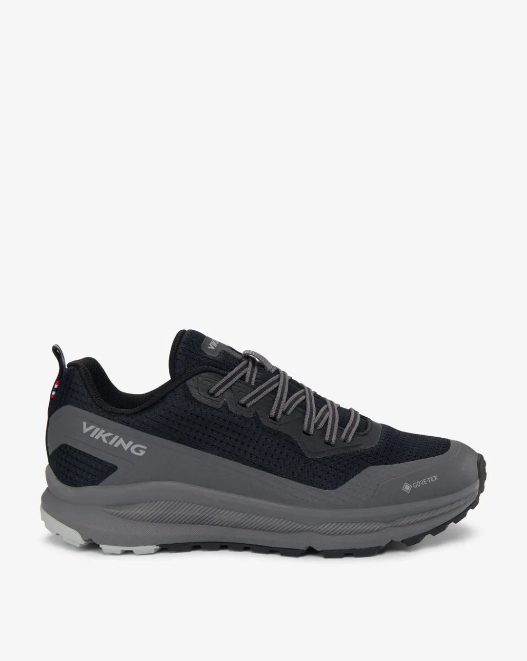 Viking Sneakers|Gore-Tex Herrskor>Motion Low GTX M Black/Charcoal