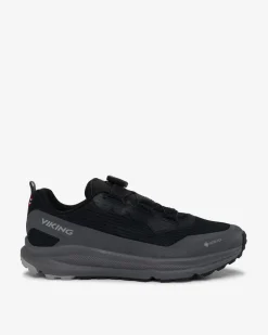 Viking Sneakers|Gore-Tex Herrskor>Motion Low GTX BOA M Black/Charcoal