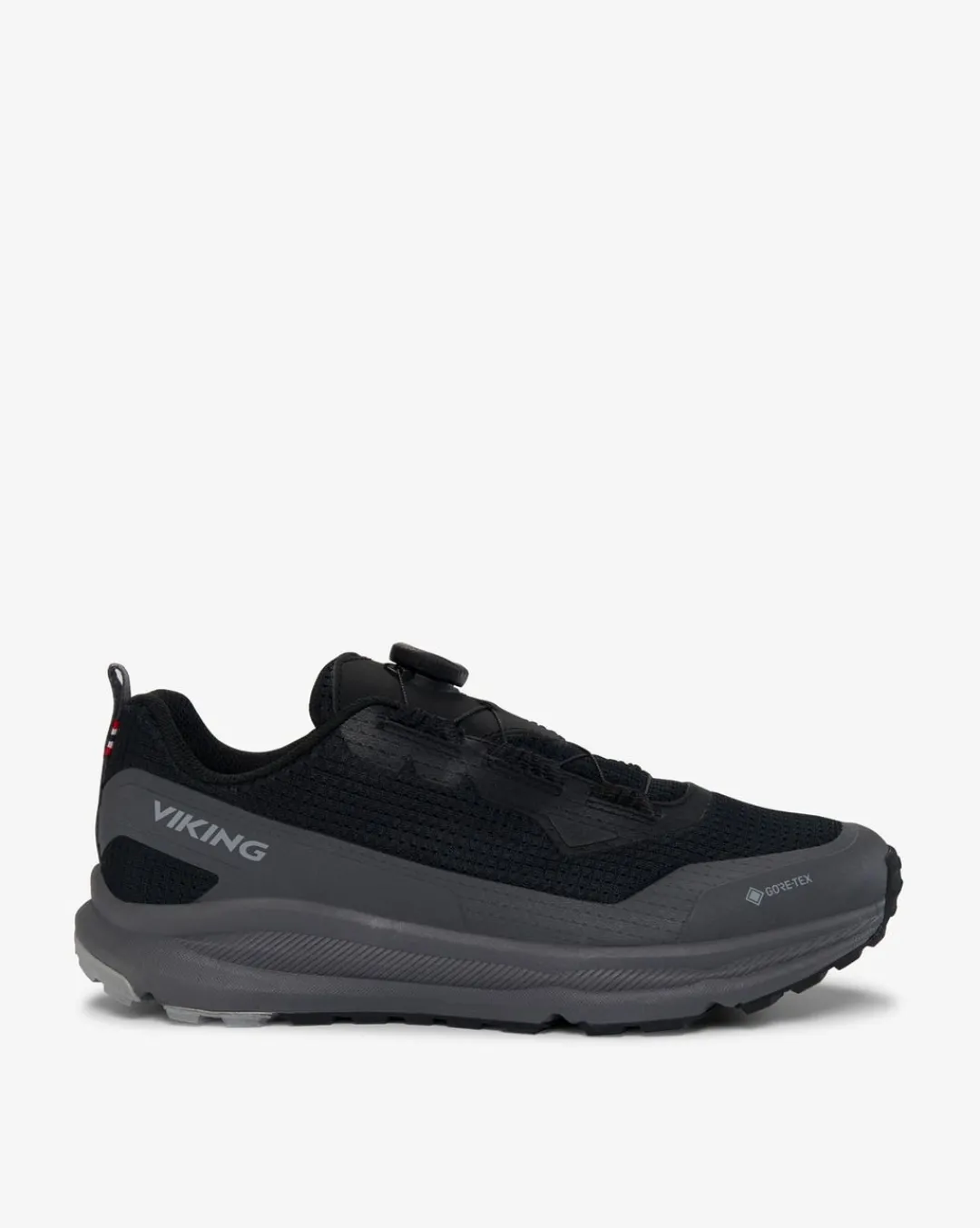 Viking Sneakers|Gore-Tex Herrskor>Motion Low GTX BOA M Black/Charcoal