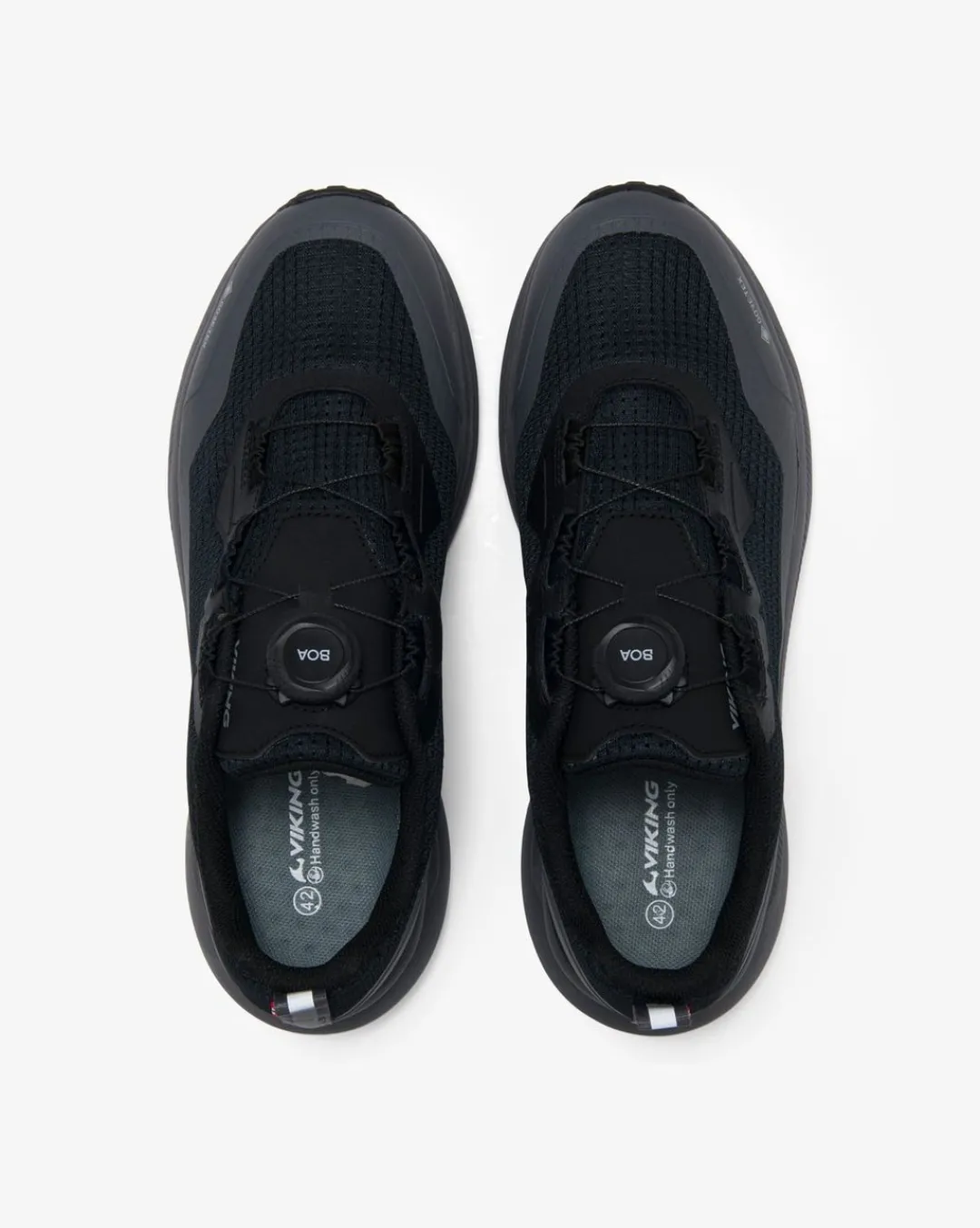 Viking Sneakers|Gore-Tex Herrskor>Motion Low GTX BOA M Black/Charcoal