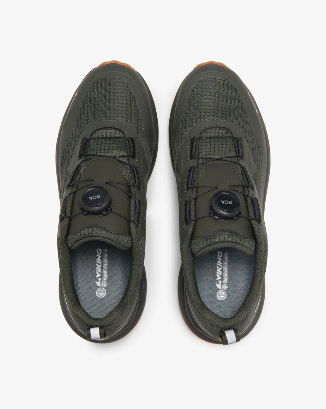 Viking Sneakers|Gore-Tex Herrskor>Motion Low GTX BOA M Pine/Red