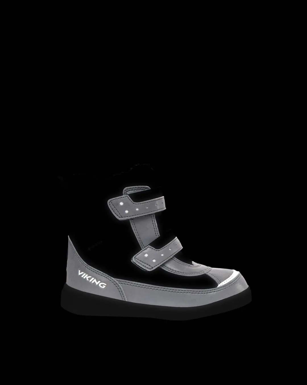 Viking Gore-Tex Barnskor|Vinterskor>Play Reflex Warm GTX 2V Reflective/Black