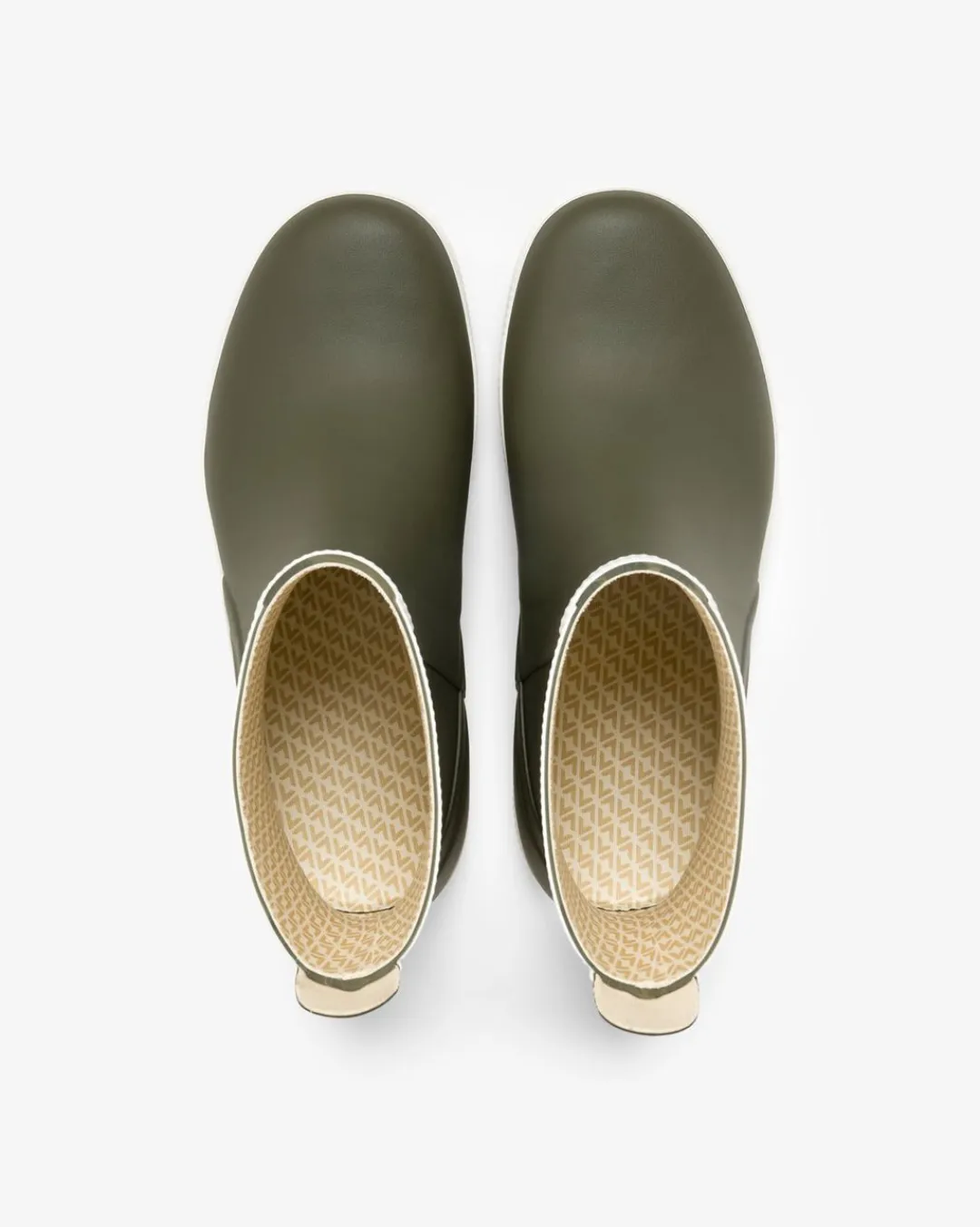 Viking Gummistövlar|Gummistövlar>Seilas Heritage Low Rubber Boot Olive/Eggshell