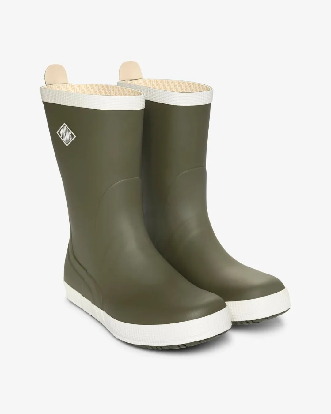 Viking Gummistövlar|Gummistövlar>Seilas Heritage Rubber Boot Olive/Eggshell