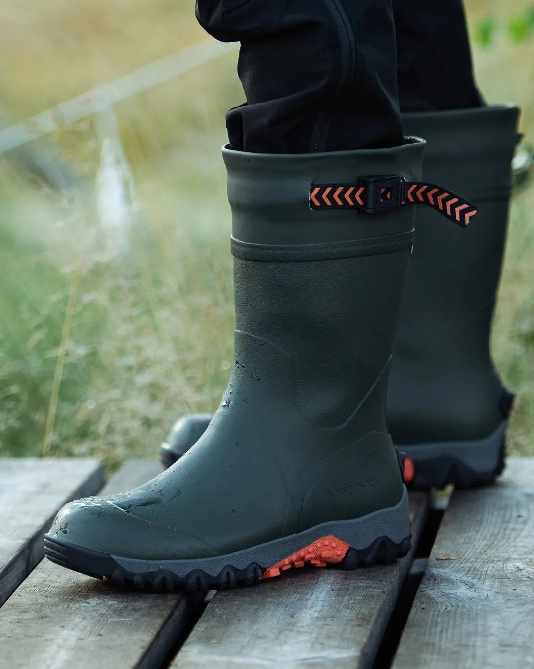 Viking Gummistövlar|Jaktstövlar>Trophy Mid Hunting Boot Huntinggreen